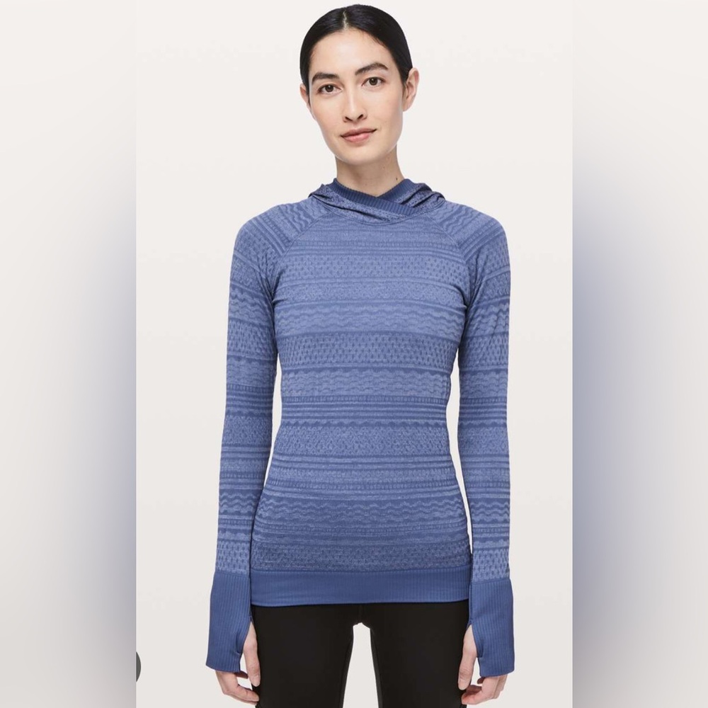 Lululemon Rest Less Hoodie Women's Size 6 Color Blue